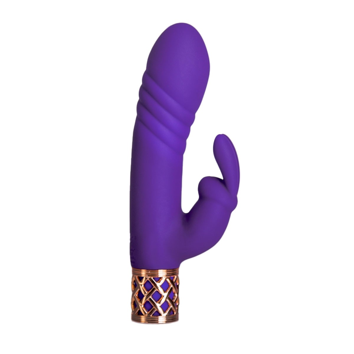 BMS Enterprises Pillow Talk Secrets - Sensual – Luxurious Dual Thrusting Wand - Purple