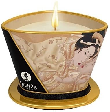 Shunga Caress By Candlelight Massage Candle Desire Vanilla