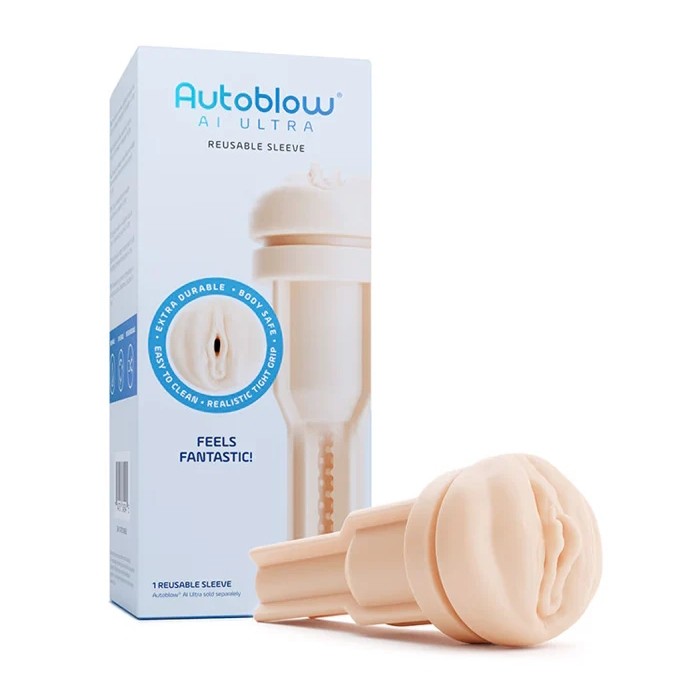 AutoBlow A.I. Ultra Interchangeable Vagina Sleeve White