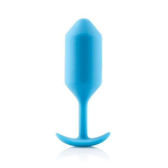 B-Vibe Snug Plug 3 Butt Plug Teal HUSH Canada