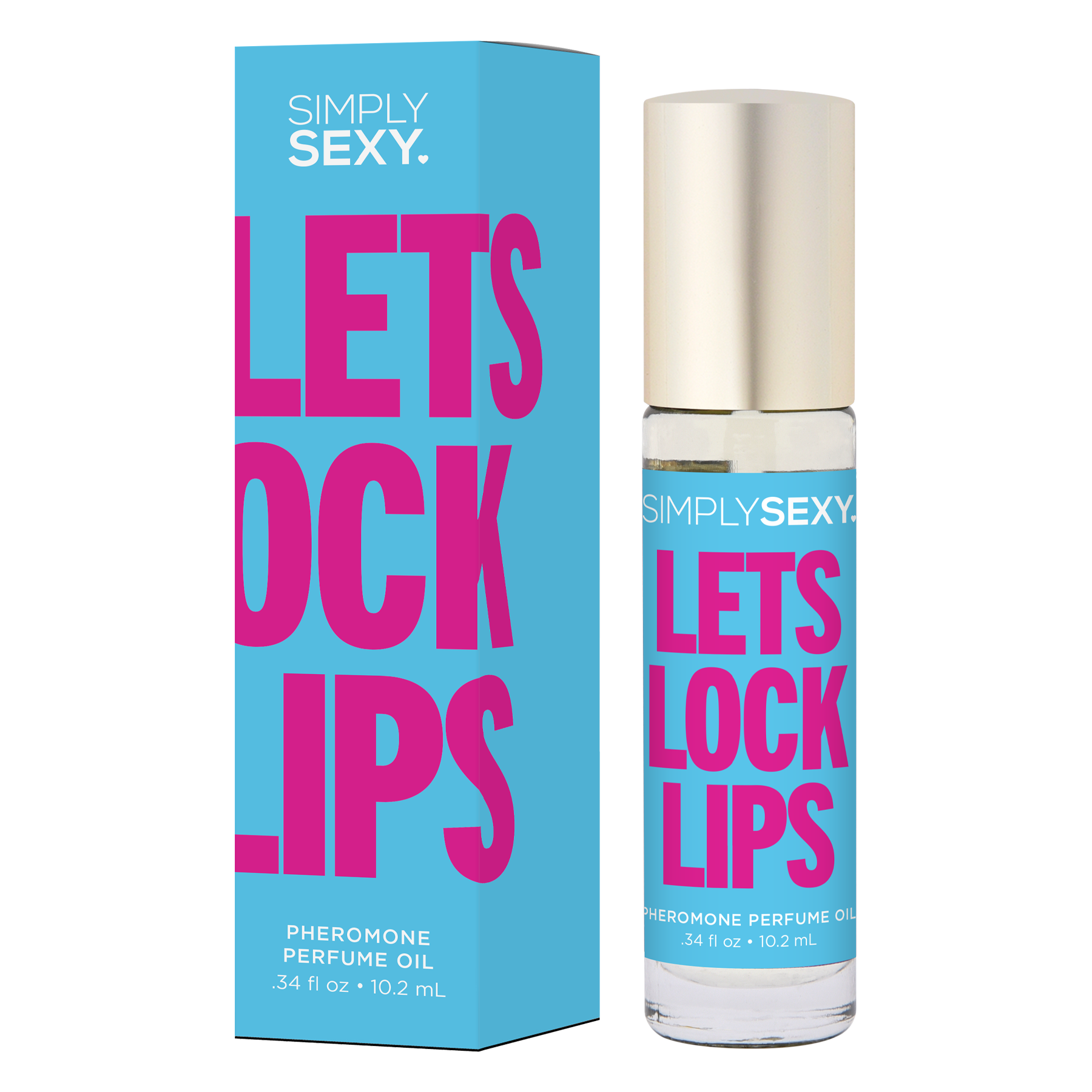 Classic Brands Simply Sexy Affirmations Collection Pheromone Infused Perfume Oil Let's Lock Lips