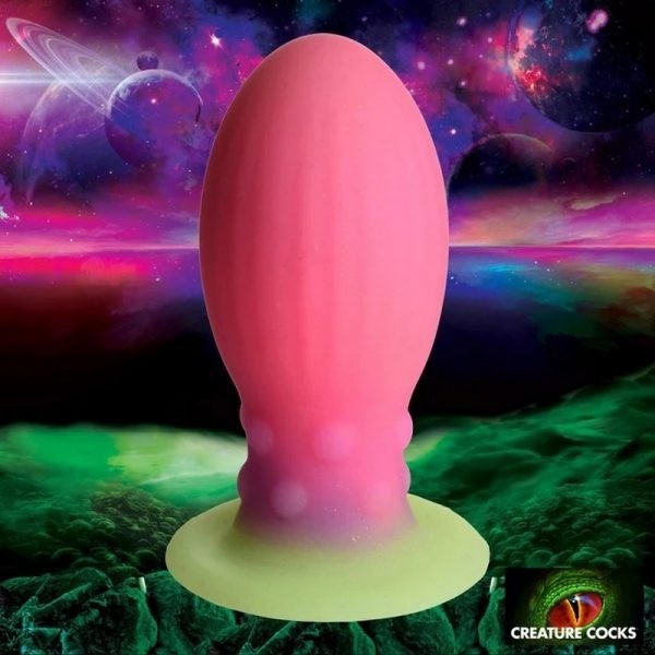 Creature Cocks XL Xeno Glow Silicone Egg