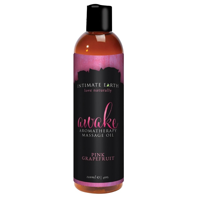 Intimate Earth Massage Oil Awake 4oz