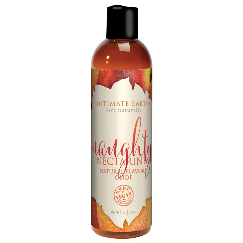 Intimate Earth Naughty Nectarines Oral Pleasure Glide 2oz