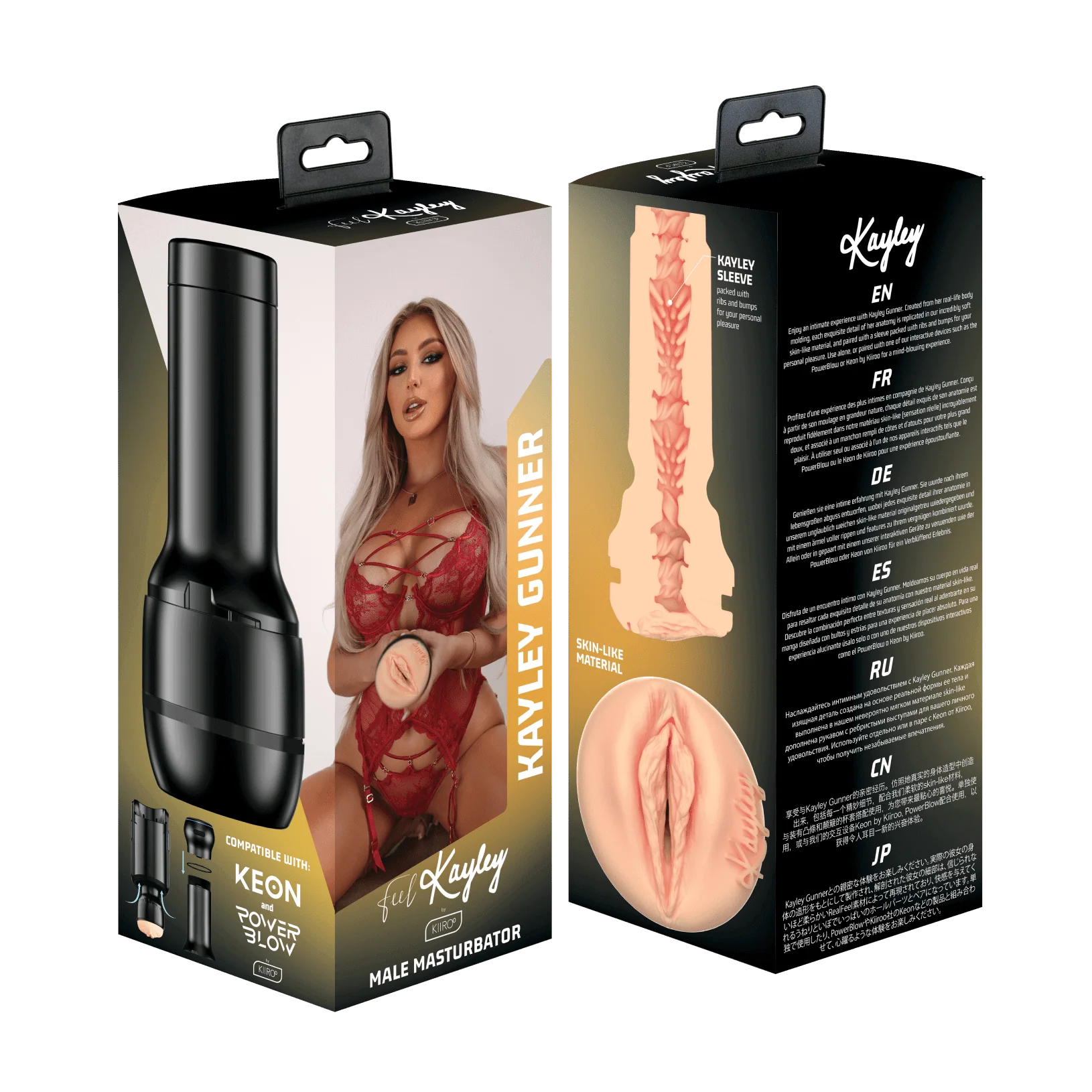 Kiiroo Feel Kayley Gunner Realistic Pussy Stroker