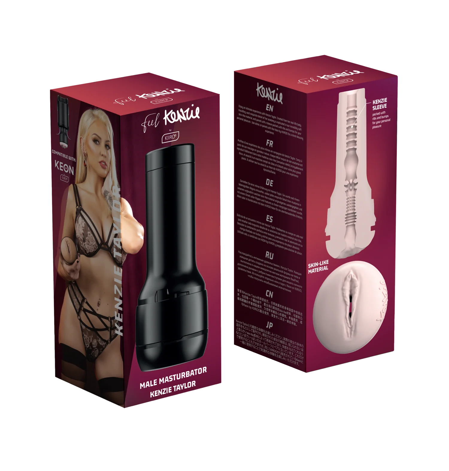 Kiiroo Feel Kenzie Taylor Realistic Pussy Stroker