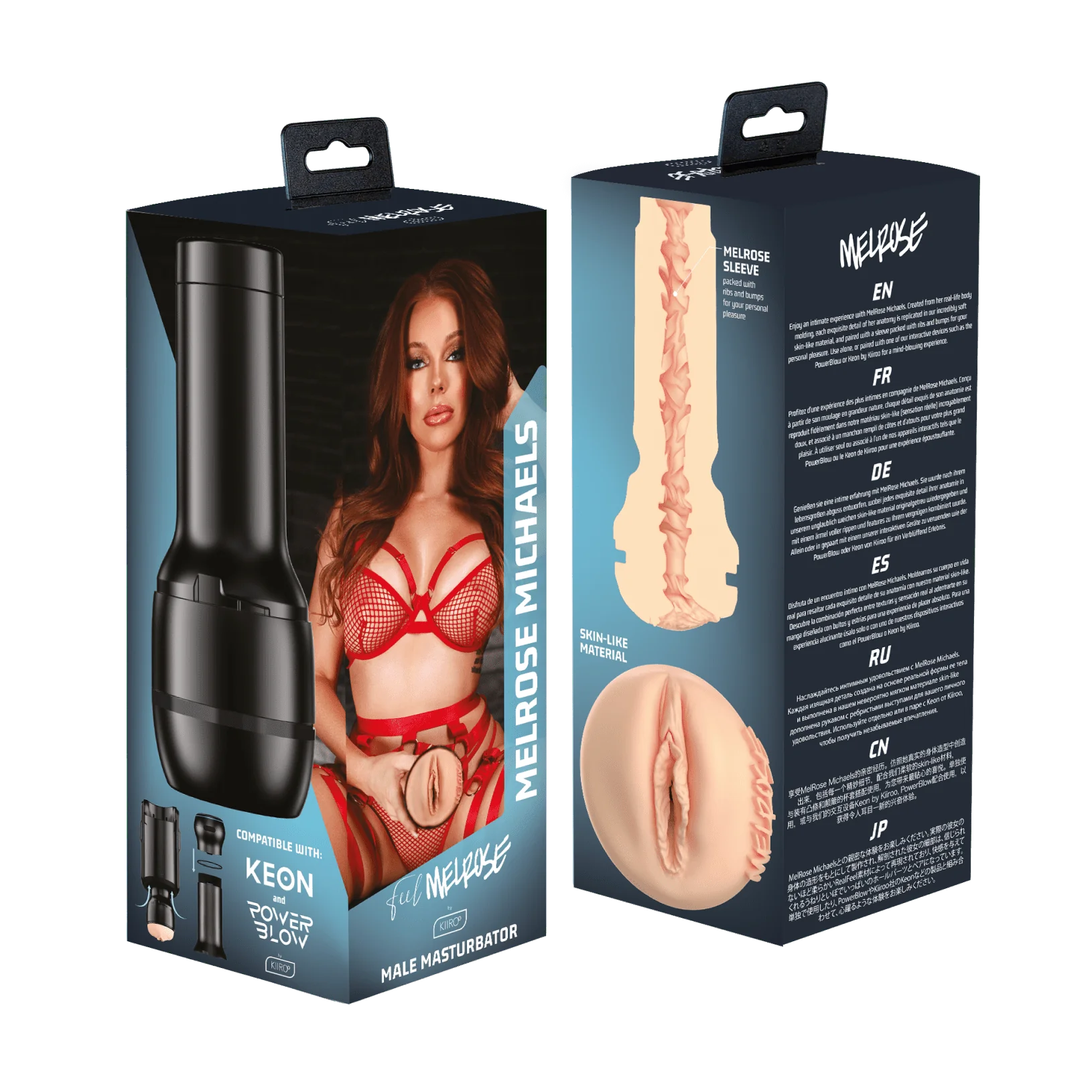 Kiiroo Feel MelRose Michaels Realistic Pussy Stroker