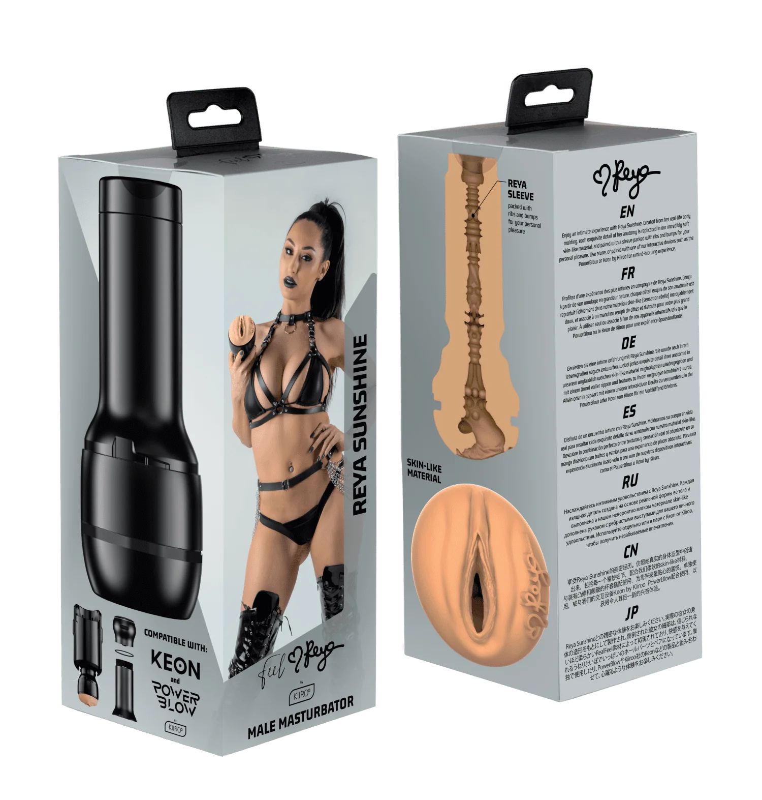 Kiiroo Feel Reya Sunshine Realistic Pussy Stroker