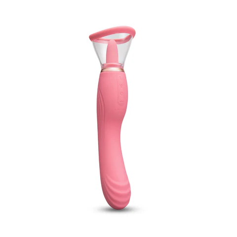 Le Wand Lick 3-in-1 Rechargeable Double-Ended Vibrator