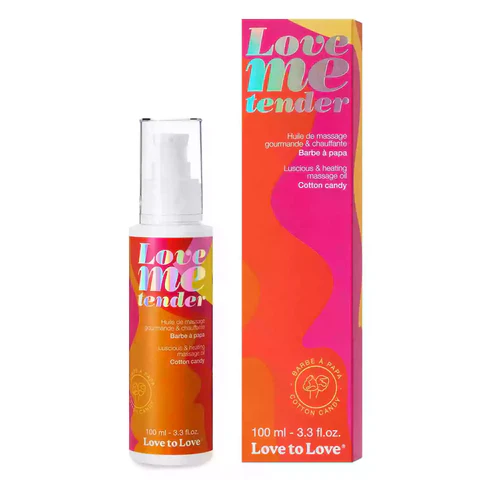 Love to Love Love Me Tender Massage Oil 100mL Cotton Candy