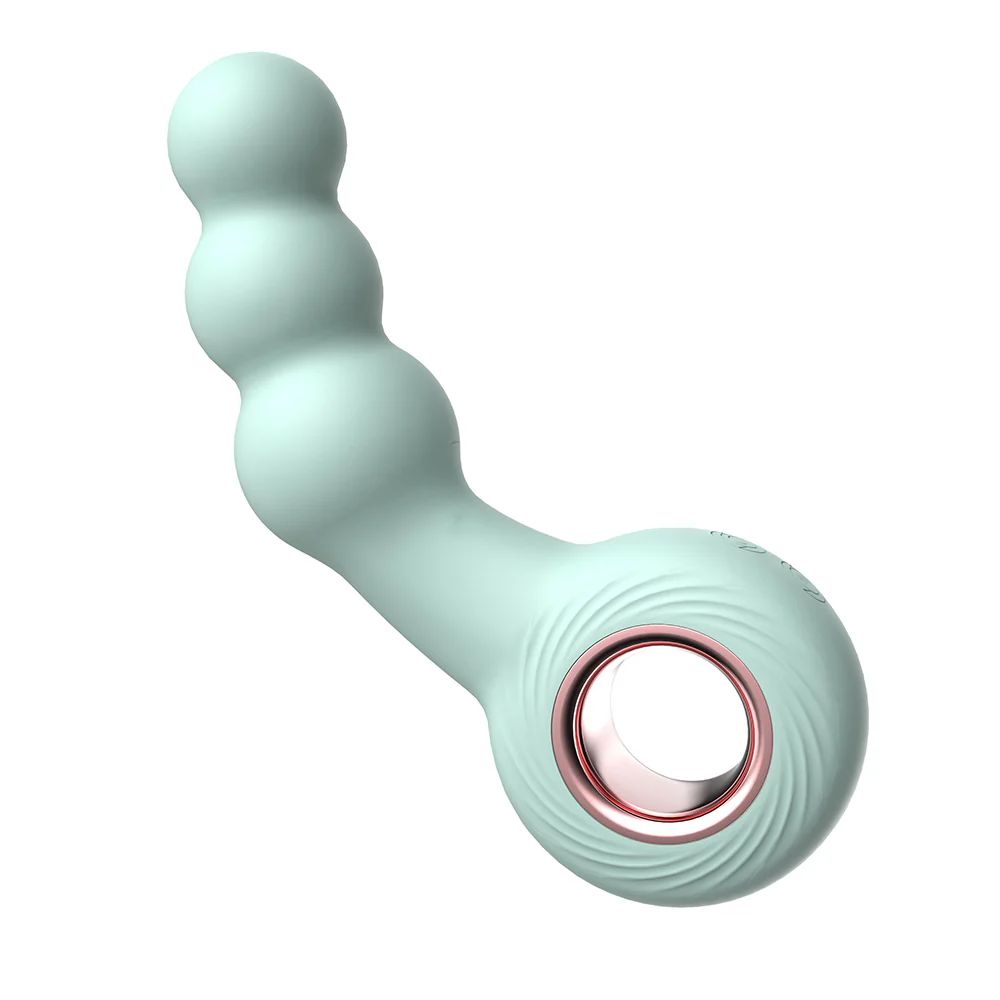 Luv Inc BR15 Beaded Flexible Vibrator Green