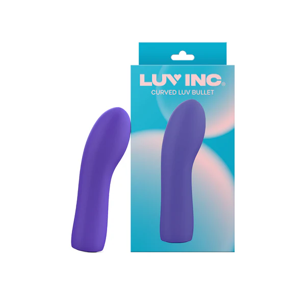 Luv Inc CB42: Curved Luv Bullet Purple