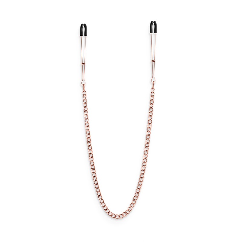 NS Novelties Bound Nipple Clamps DC3 Rose Gold