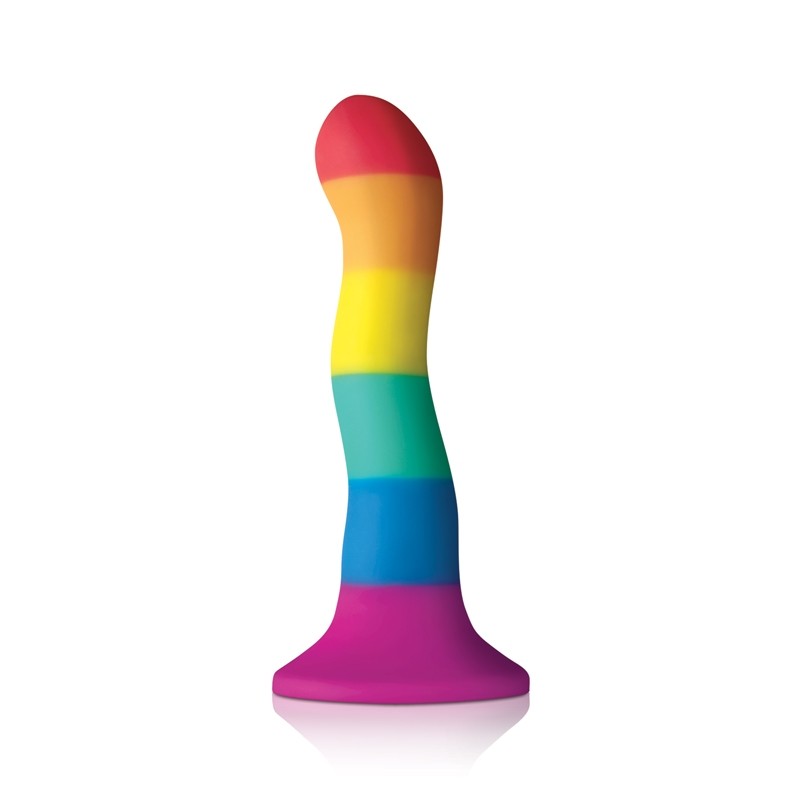 NS Novelties Colours Pride Edition Wave 6" Dildo Rainbow