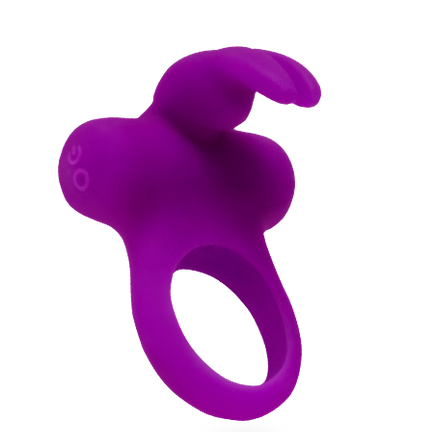VeDO Ohhh Bunny Frisky Bunny Rechargeable Vibrating Ring Purple