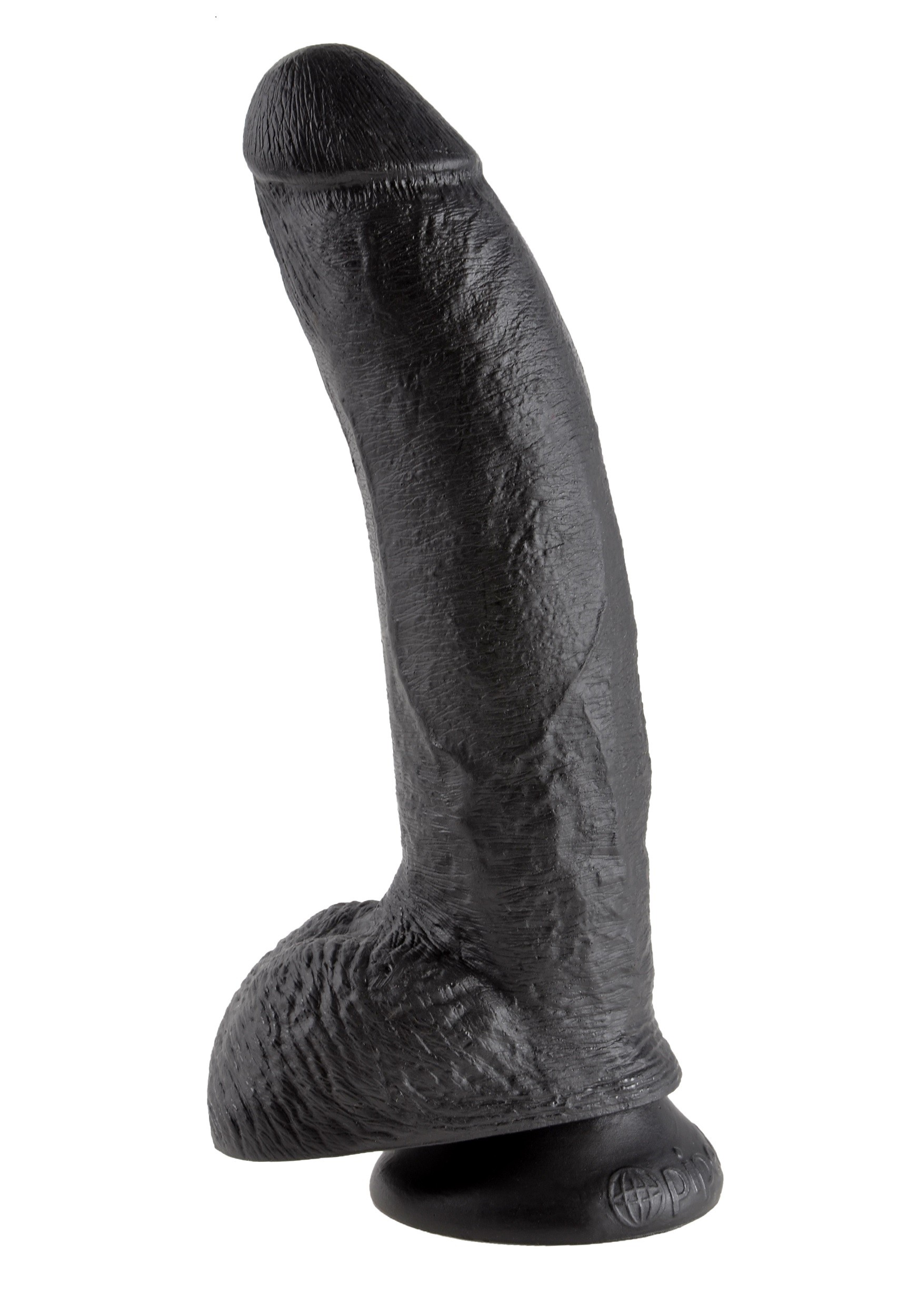 Pipedream King Cock 9" Cock with Balls Black