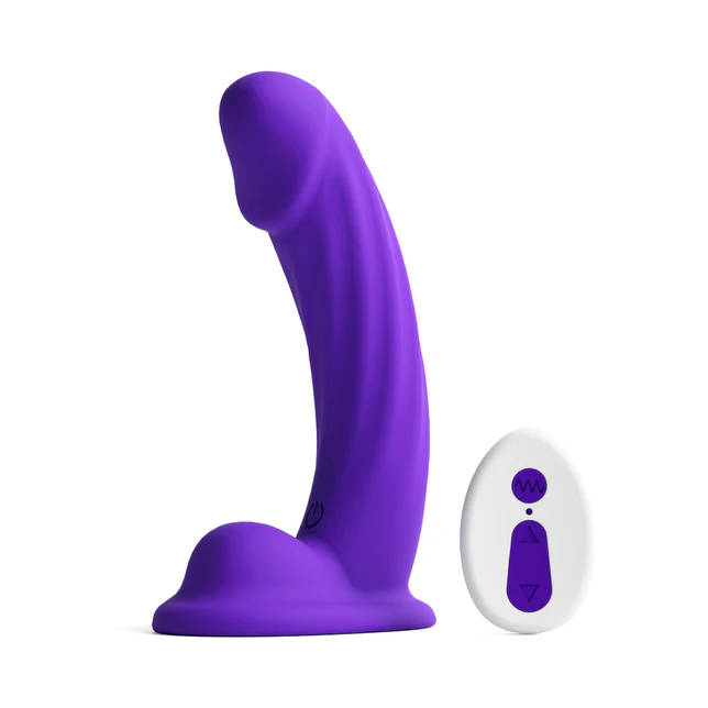 NS Novelties Colours - Curve - 6" Vibrating Dildo - Purple