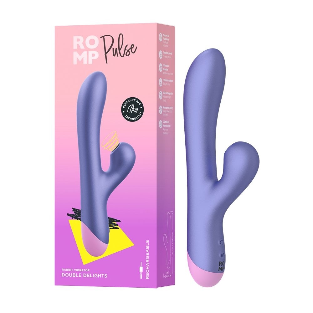ROMP Pulse Rabbit Vibrator with Pleasure Air Technology