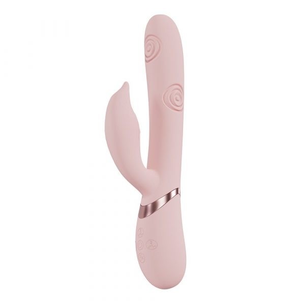 Shots Vive Pallina Triple Motor G-Spot Beaded Vibe Pink