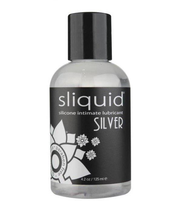 Sliquid Naturals Silver Premium Silicone Lubricant 4.2oz