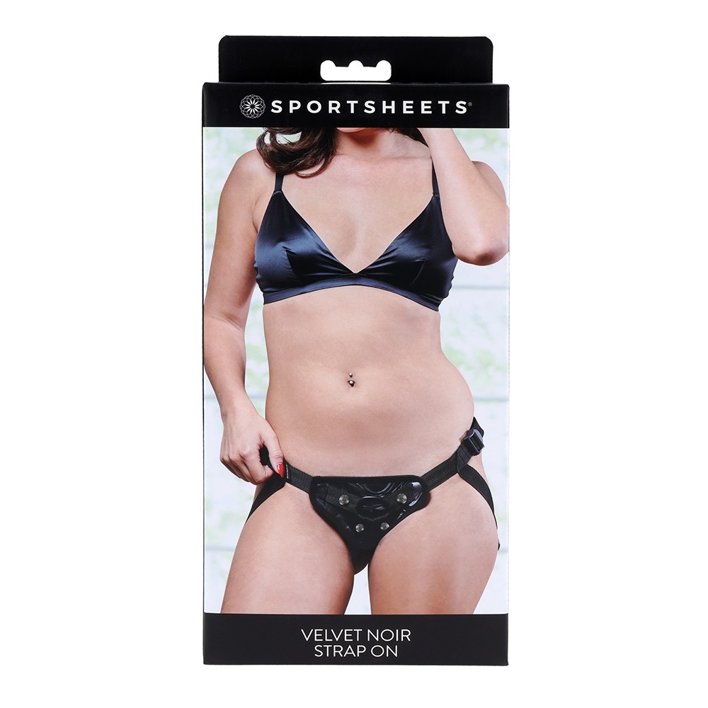 Sportsheets Velvet Noir Strap On