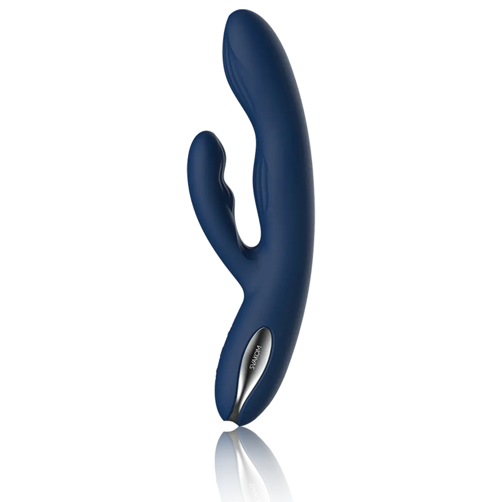 Svakom Aylin Powerful Pulsating Dual-Headed Vibrator Dark Blue