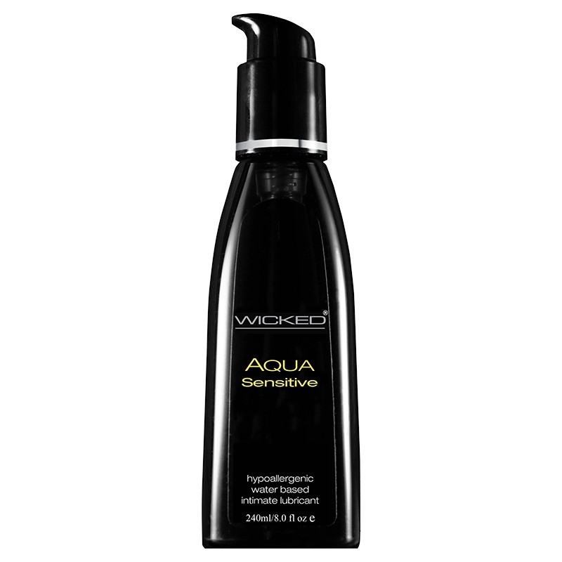 Wicked Aqua Sensitive Water Based Lubricant 8.0oz