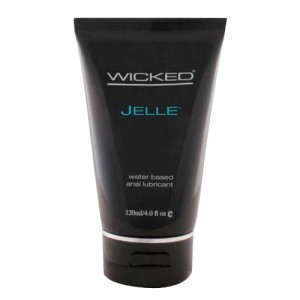 Wicked Jelle Water Based Anal Gel Lubricant 4.0oz