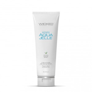 Wicked Simply Aqua Jelle Lubricant 4.0oz