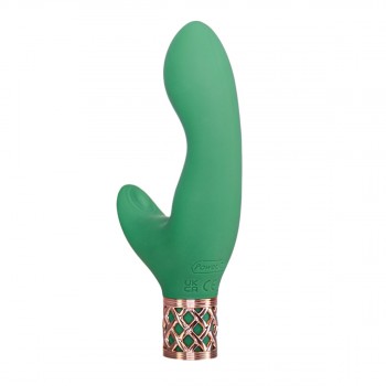 BMS Enterprises Pillow Talk Secrets - Sinful – Luxurious Dual Vibrating Wand - Green