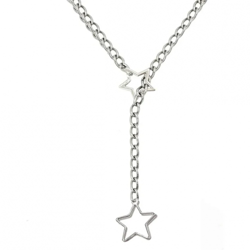 Pink Elephant Star O Ring Slip Choke Chain