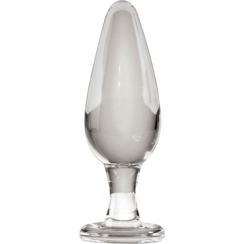 Pipedream Icicles No. 26 Glass Anal Plug Clear 4.63 Inch HUSH Canada