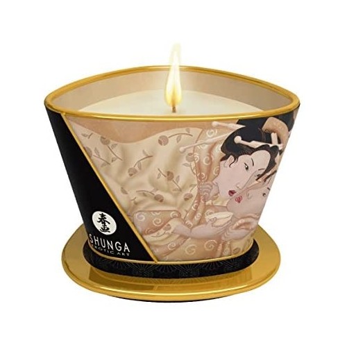 Shunga Caress By Candlelight Massage Candle Desire Vanilla