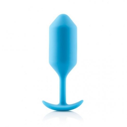 B-Vibe Snug Plug 3 Butt Plug Teal HUSH Canada