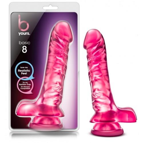 Blush Novelties B Yours Basic 8 Dildo Pink