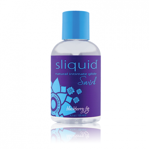 Sliquid Naturals Swirl Gel Lubricant Blackberry Fig 4.2oz