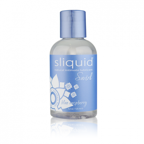 Sliquid Naturals Swirl Gel Lubricant Blue Raspberry 4.2oz
