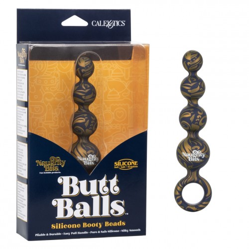 CalExotics Naughty Bits Butt Balls Silicone Booty Beads