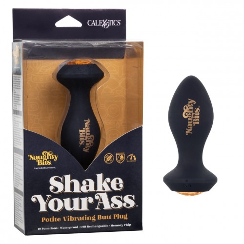 CalExotics Naughty Bits Shake Your Ass Petite Vibrating Butt Plug