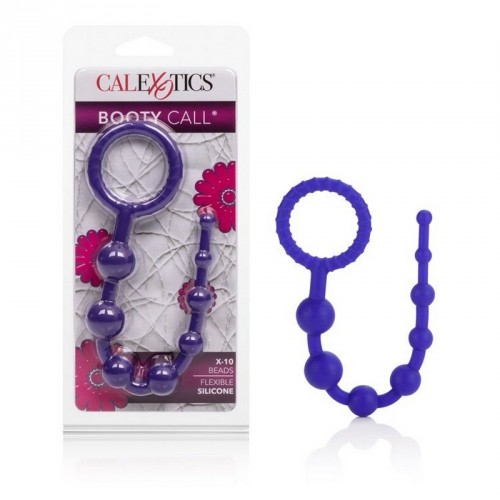 CalExotics Booty Call X10 Anal Beads Purple