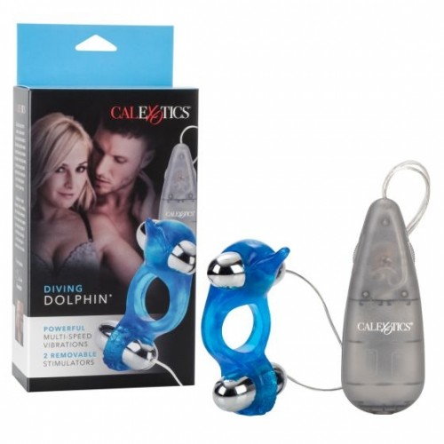 CalExotics Diving Dolphin With Removable Bullet Cock Ring 
