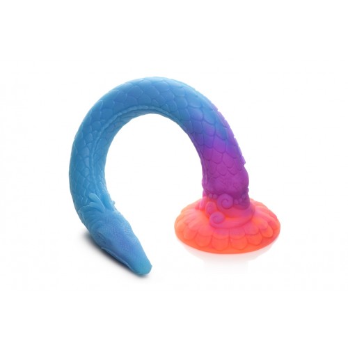 Creature Cocks Makara Glow Silicone Snake Dildo