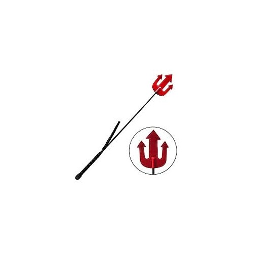 Rouge Devils Riding Crop 24" - Red