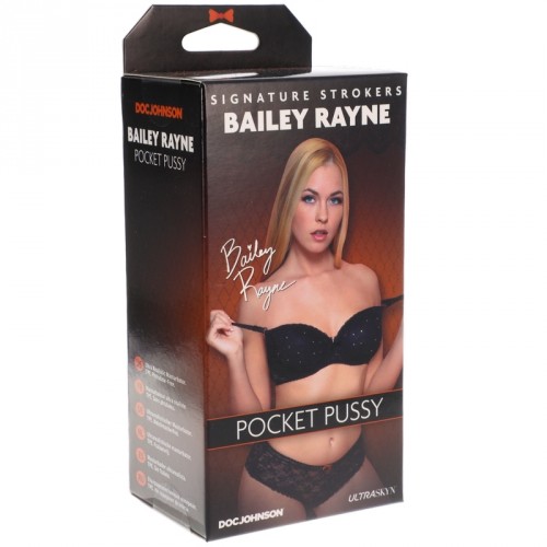 Doc Johnson Bailey Rayne ULTRASKYN Pocket Pussy Masturbator HUSH Canada 1