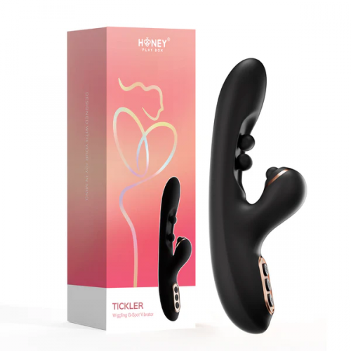 Honey Play Box Tickler Wiggling G-Spot Vibrator & Tapping Clitoral Stimulator