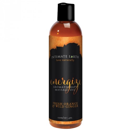 Intimate Earth Massage Oil Energize 4oz