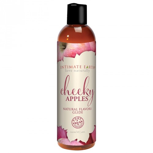 Intimate Earth Cheeky Apples Flavored Lube 4 oz