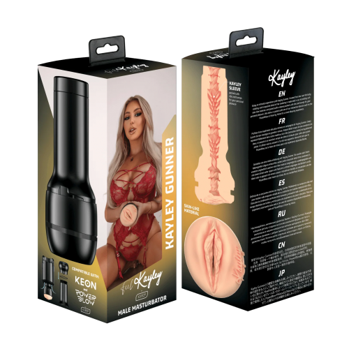 Kiiroo Feel Kayley Gunner Realistic Pussy Stroker