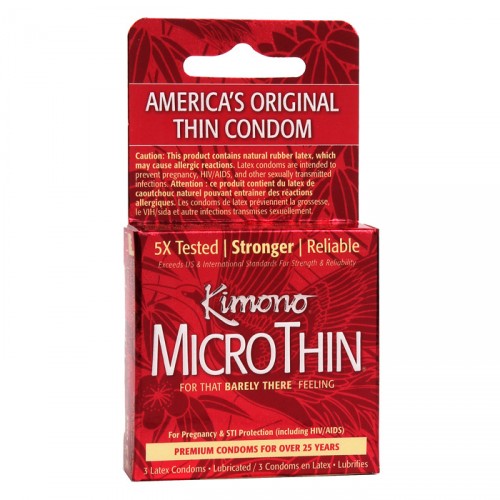 Kimono MicroThin Condoms 3 Pack