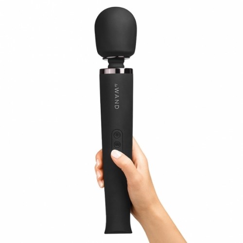 Le Wand Rechargeable Massager Pearl Black HUSH Canada 1